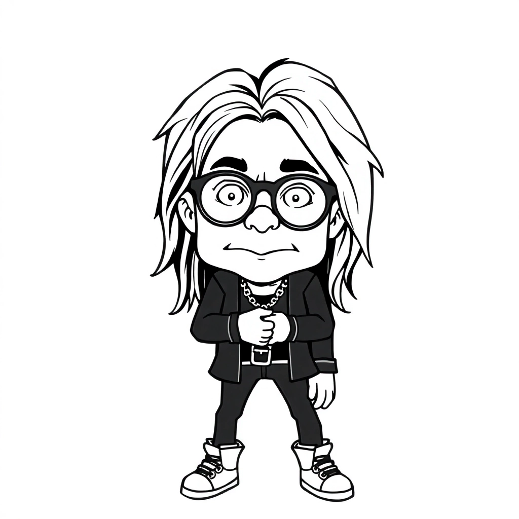 Ozzy osborne صفحات التلوين