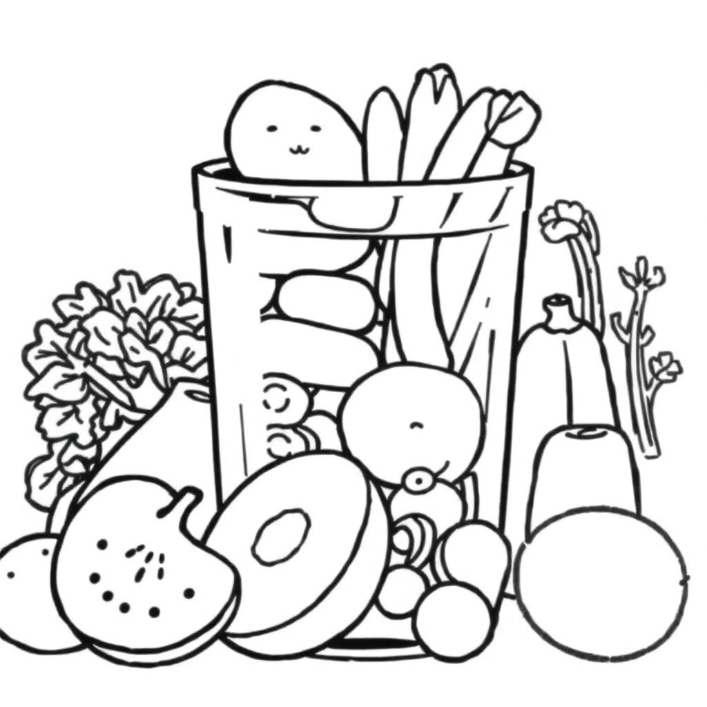 let's celebrate nutrition security for all Coloring Pages