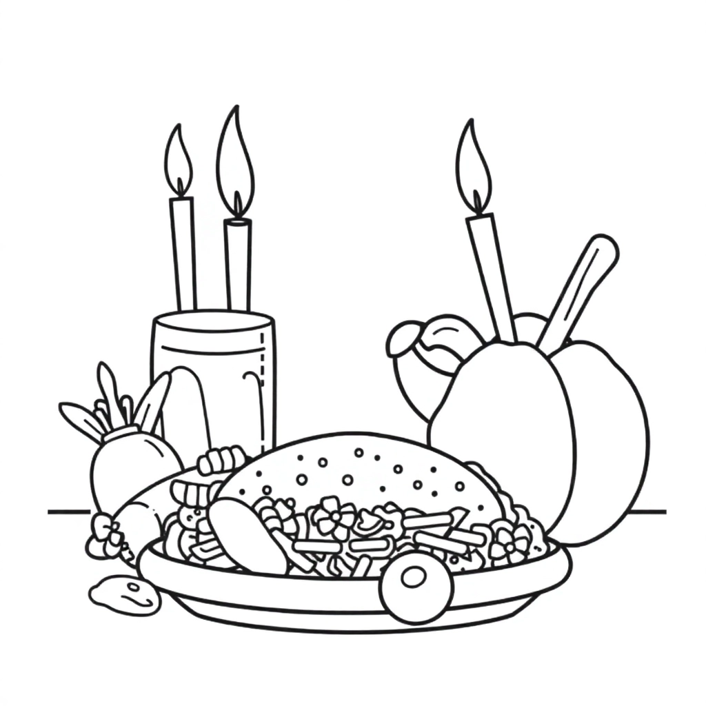 let's celebrate nutrition security for all     3rd grade level  Coloring Pages