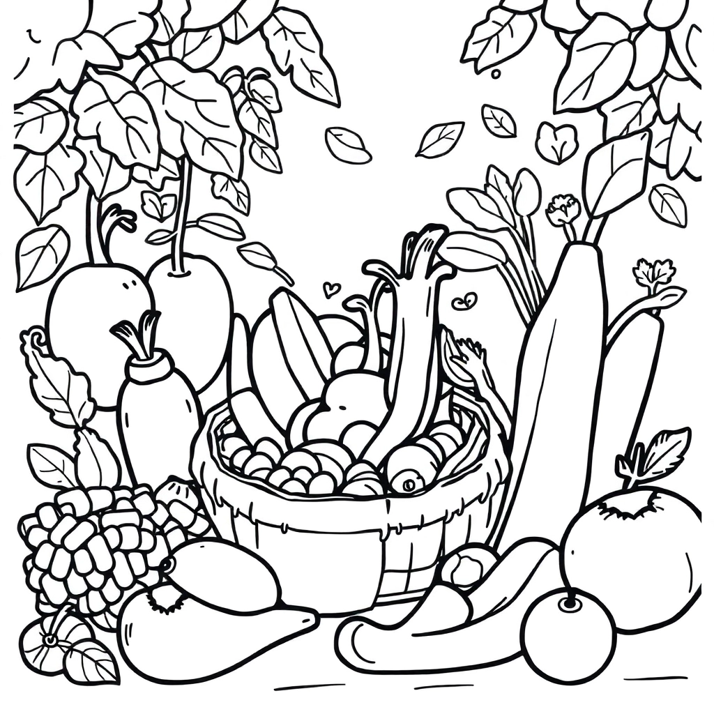 let's celebrate nutrition security for all     Coloring Pages