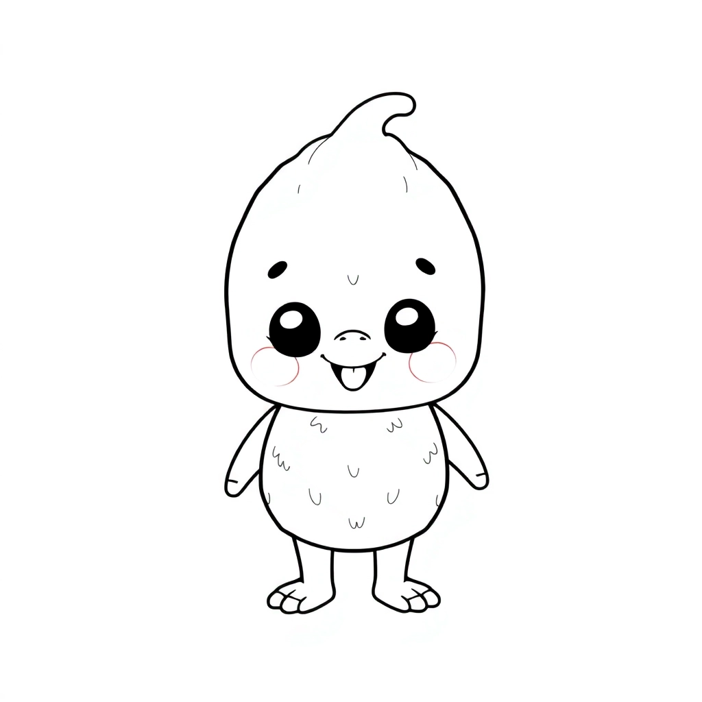 拉布布labubu Coloring Pages