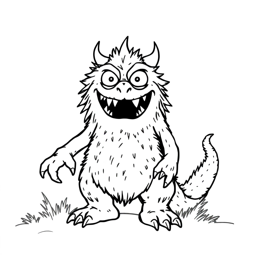 pop mart the monster Coloring Pages