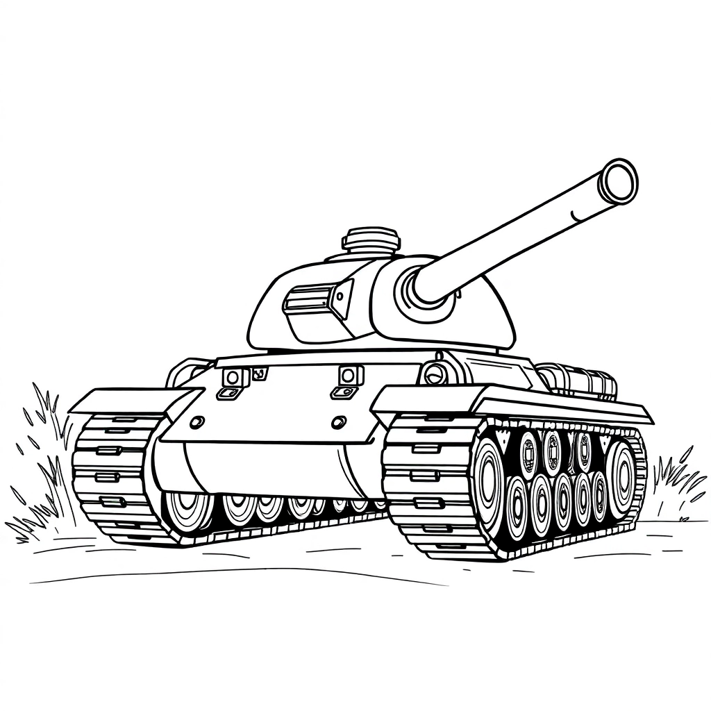 坦克 Coloring Pages