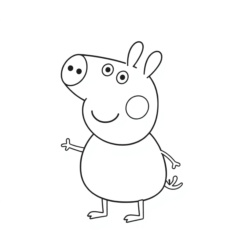小猪佩奇 Coloring Pages