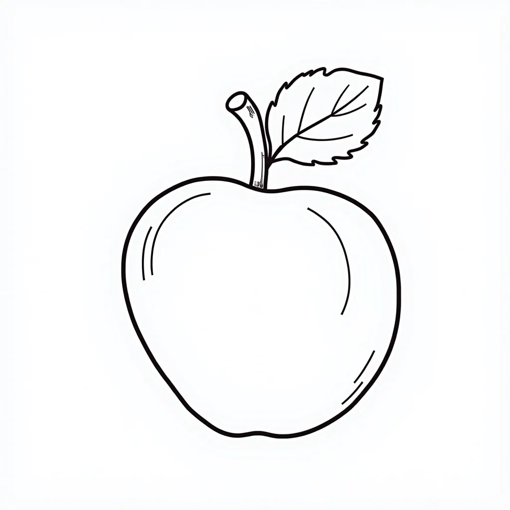 apple test coloring pages