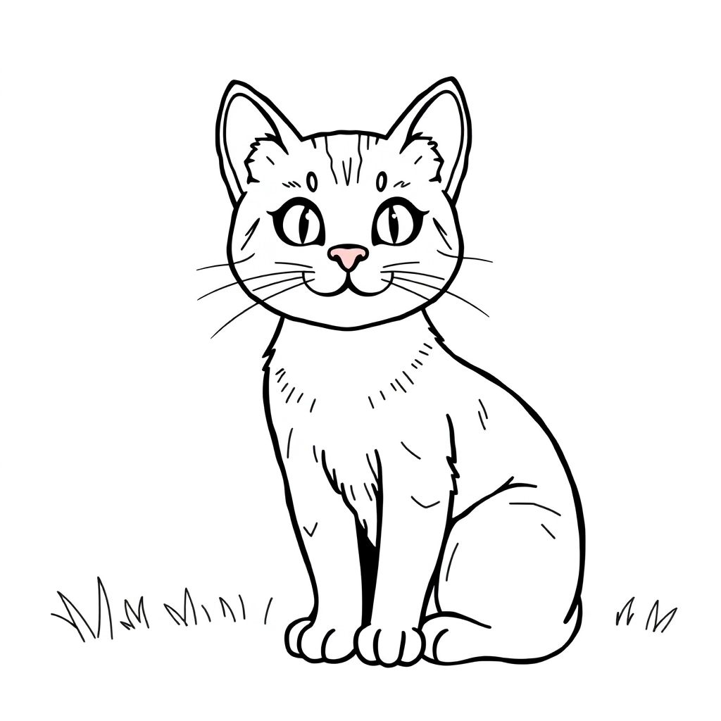 cat Páginas para Colorear