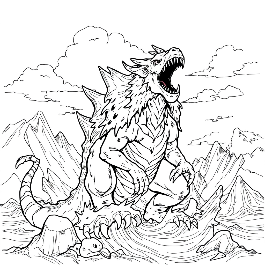 外国山海经 Coloring Pages
