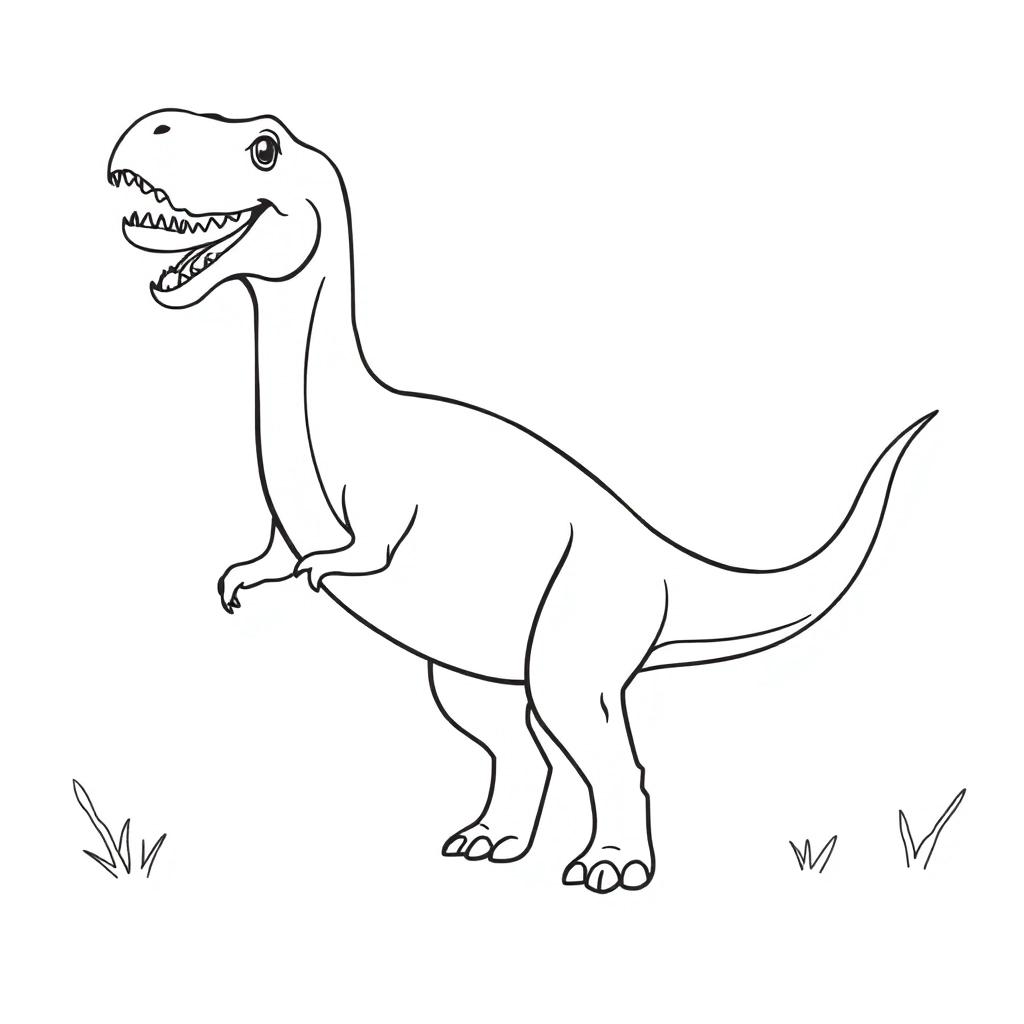 dinosaur صفحات التلوين