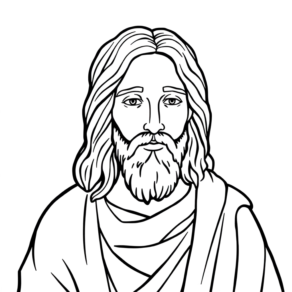 Jesus Cristo  صفحات التلوين
