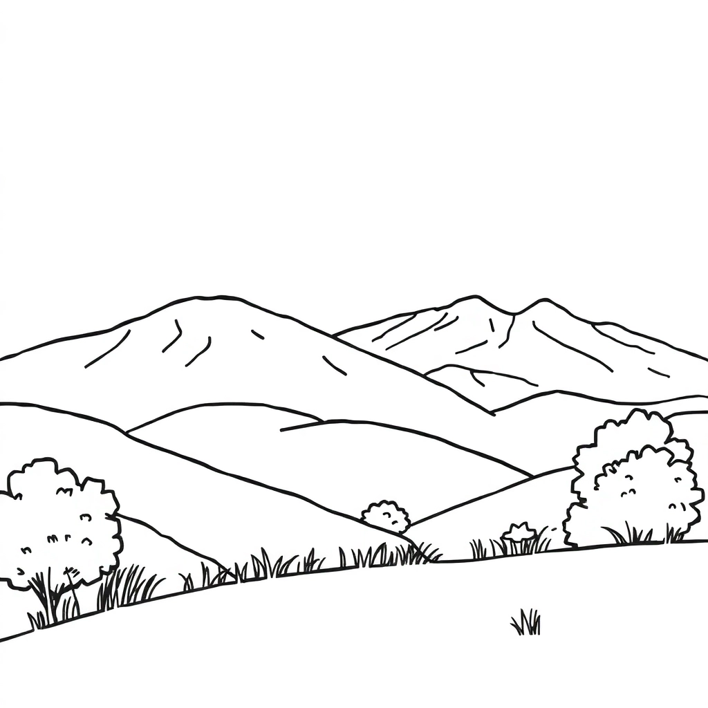 风景 Páginas para Colorear