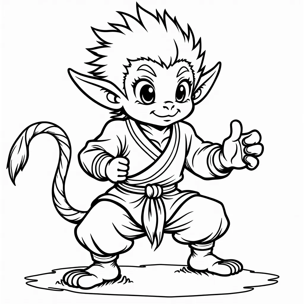 black wukong coloring pages