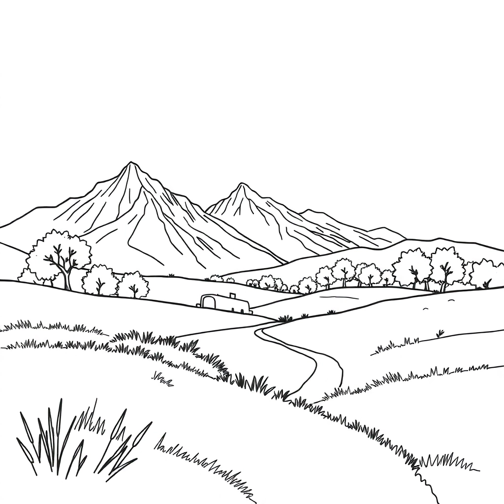 风景 صفحات التلوين