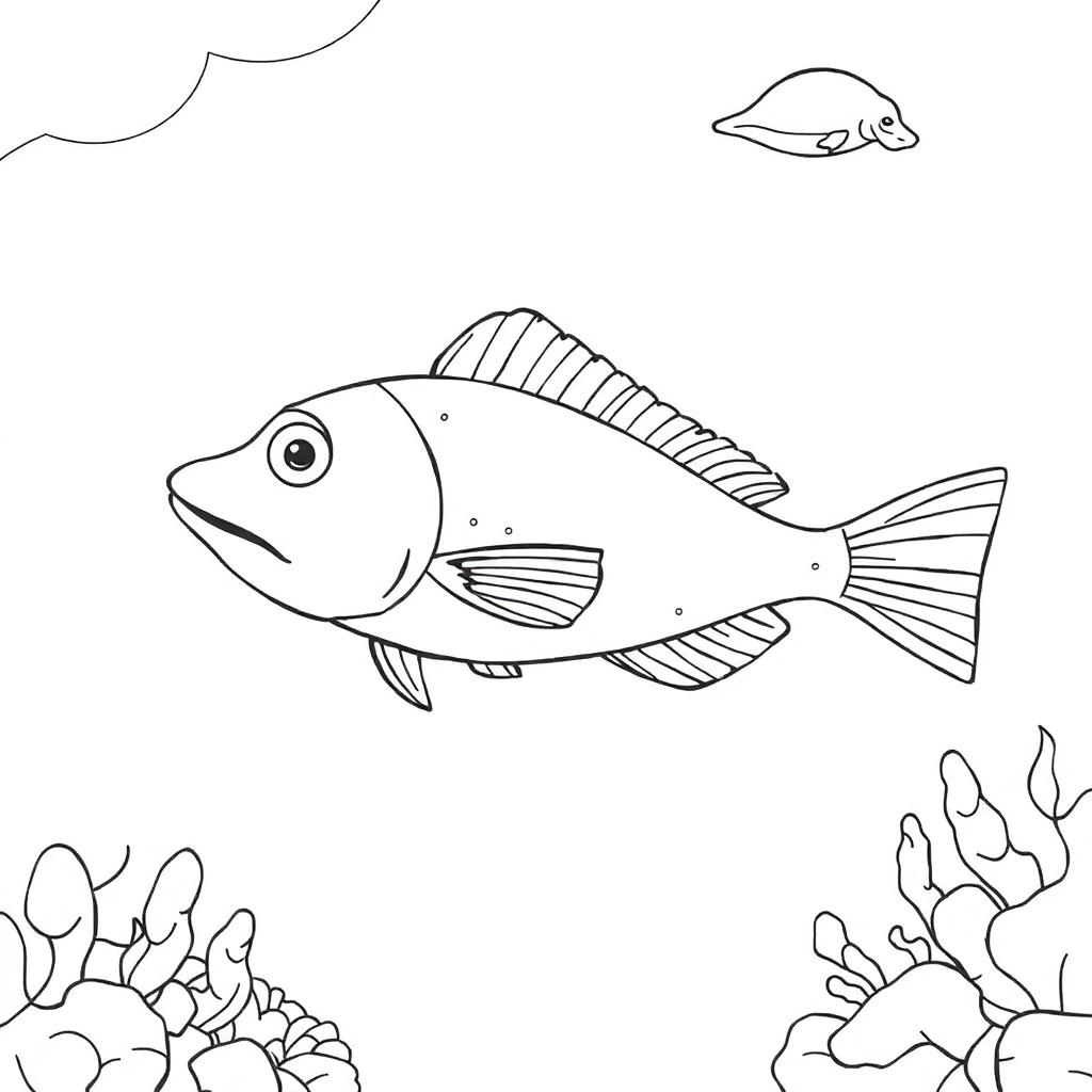 海洋生物 صفحات التلوين