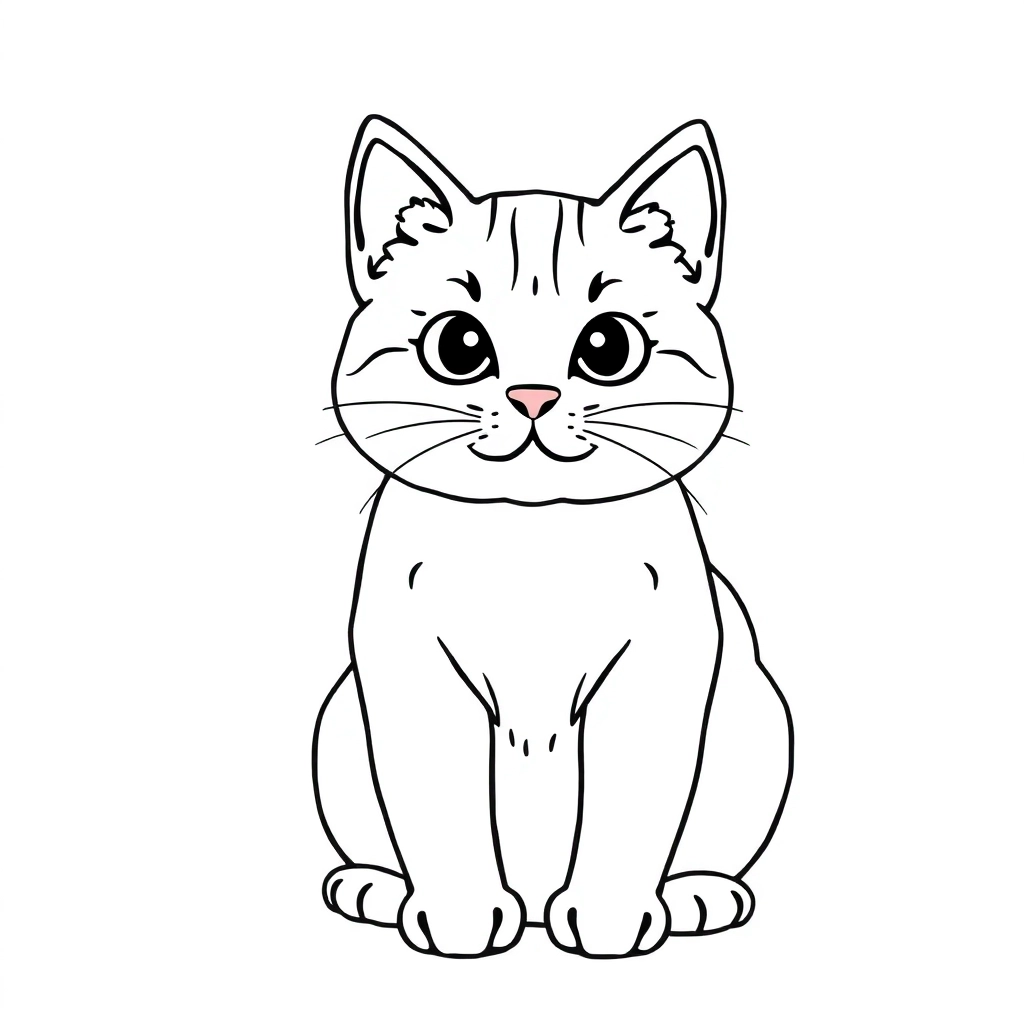 cat Páginas para Colorear