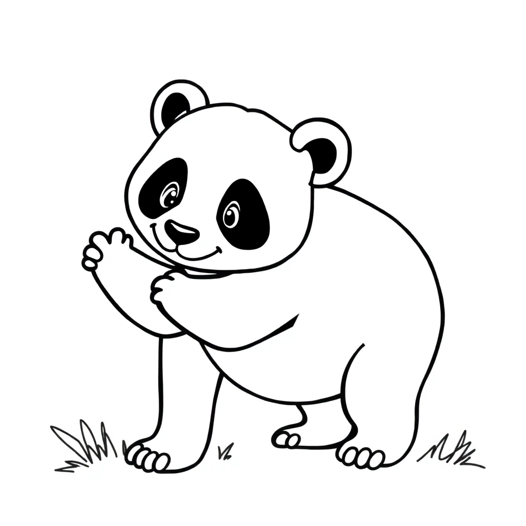 Panda Coloring Pages