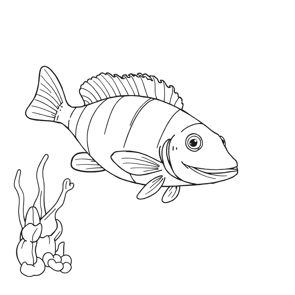海洋生物 Coloring Pages