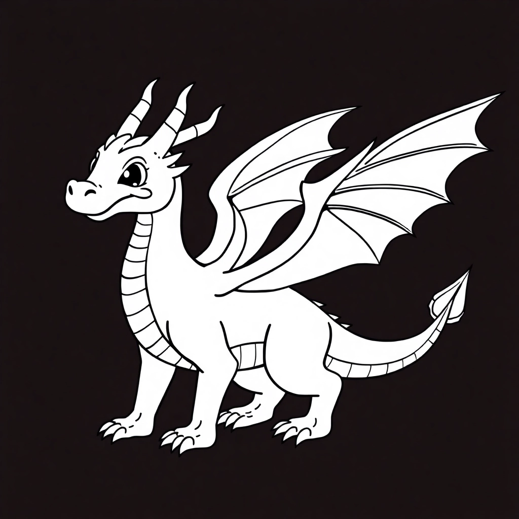dragon Páginas para Colorear