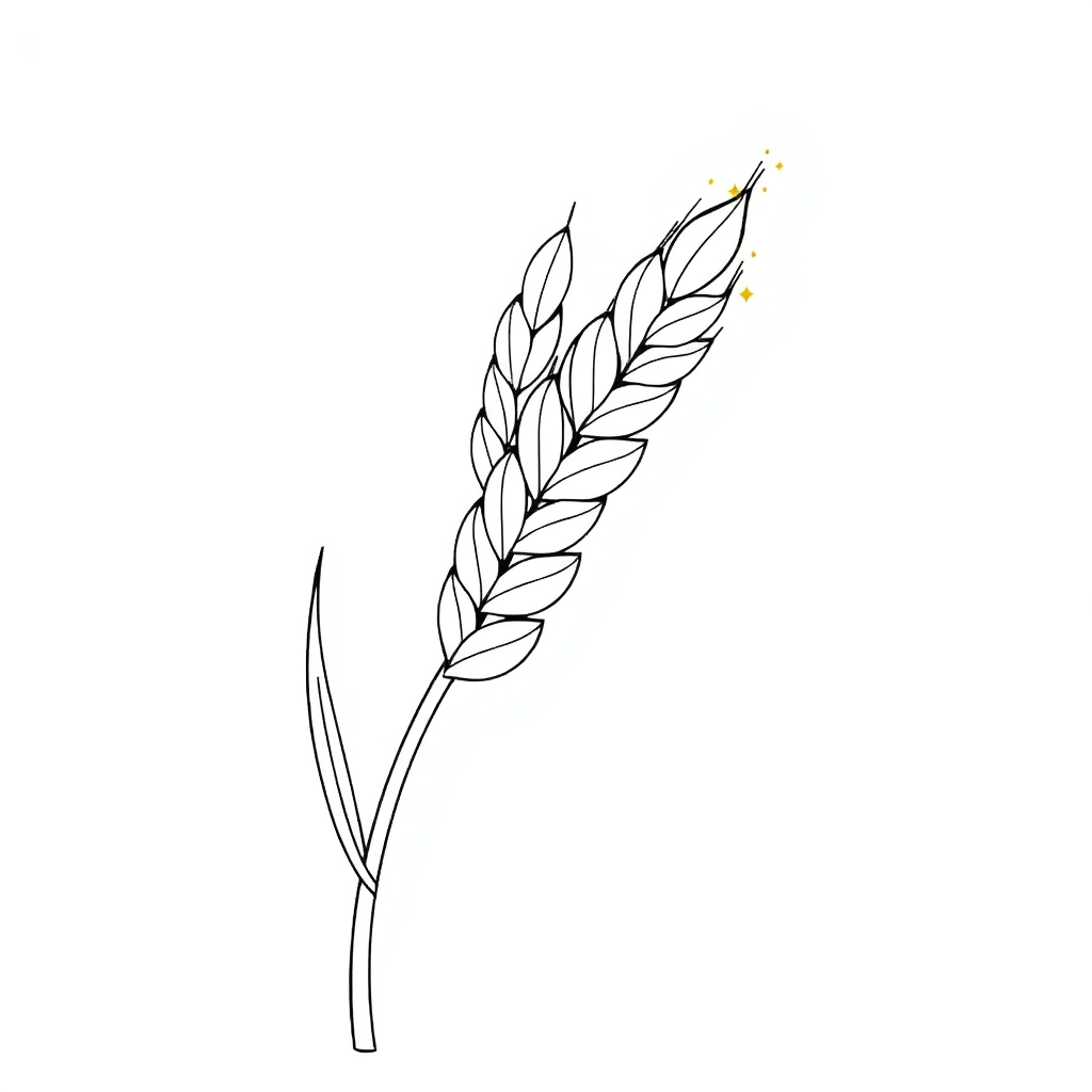 wheat qu Páginas para Colorear