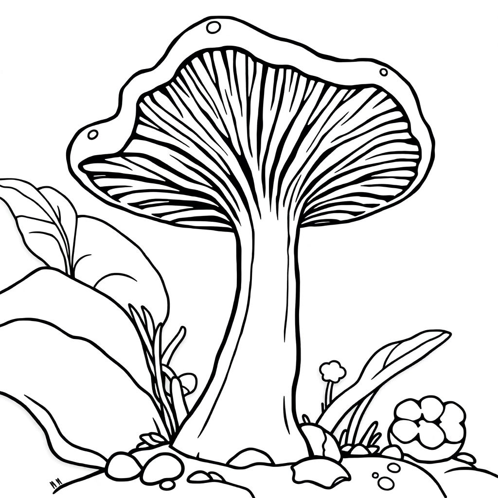 Fungal Community Páginas para Colorear