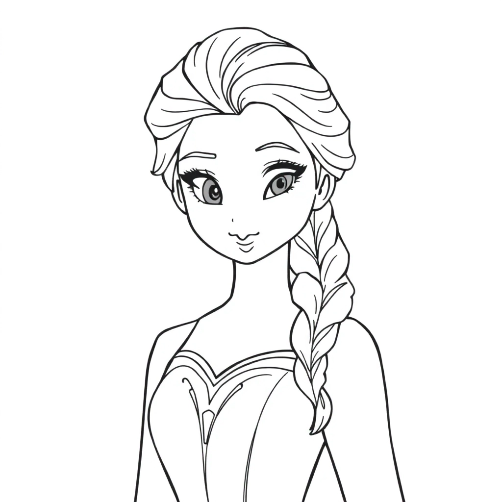 冰雪奇缘艾萨 Coloring Pages