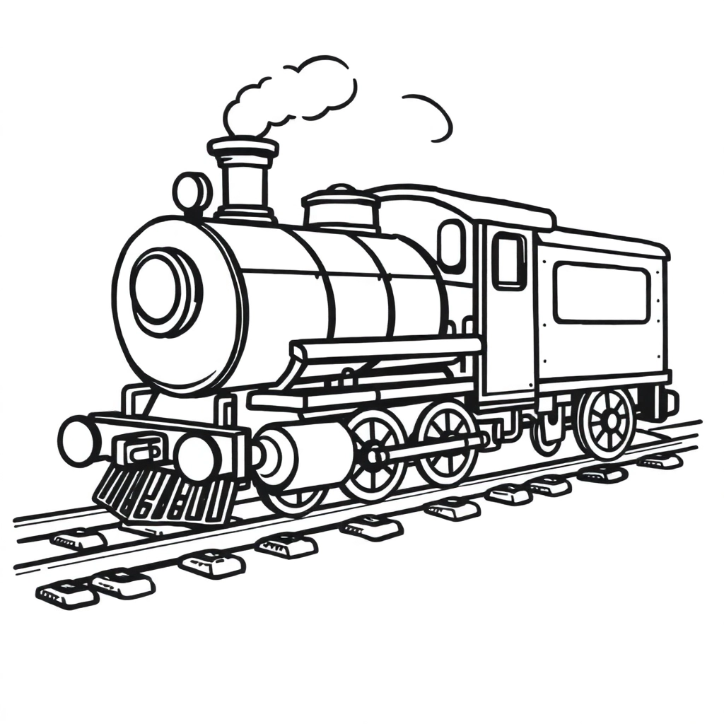 easy train صفحات التلوين