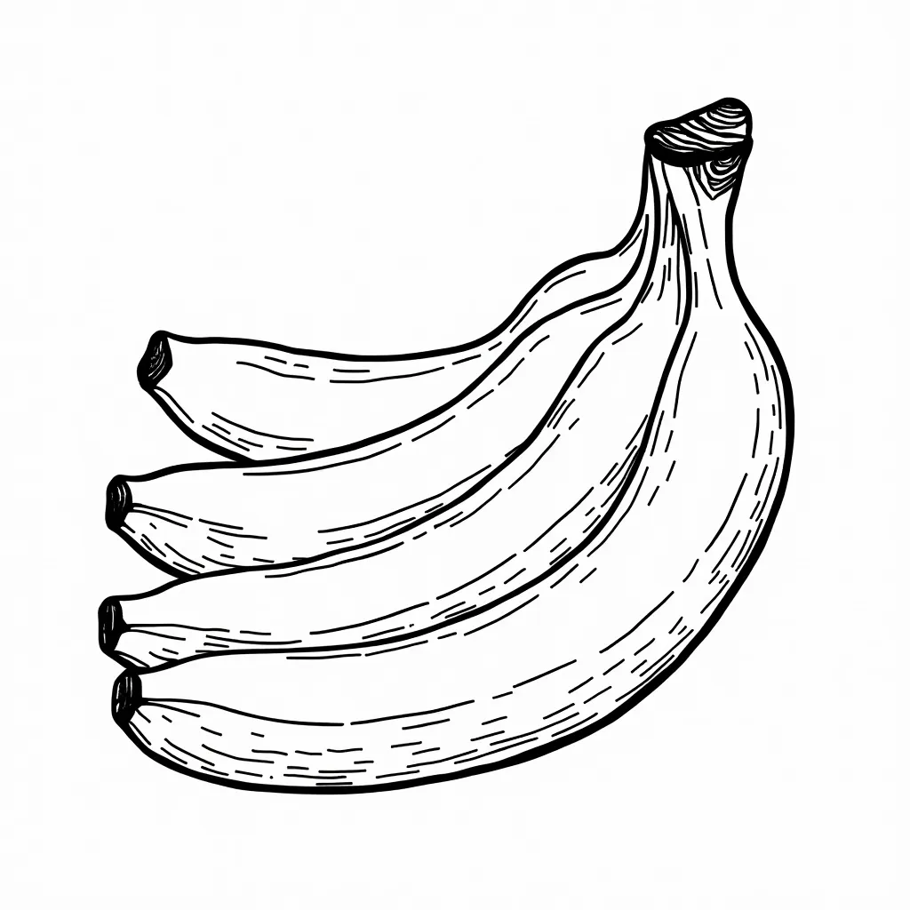 banane coloring pages