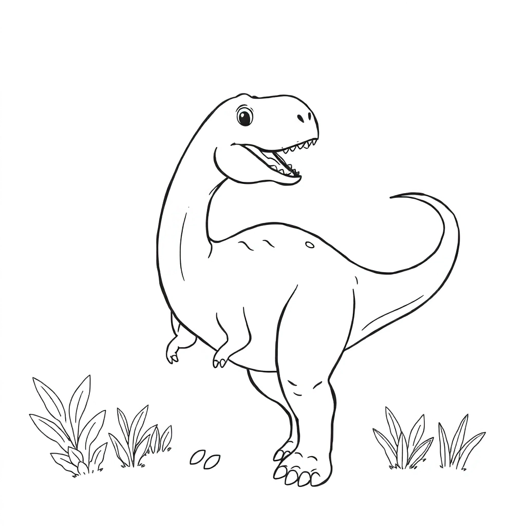 恐龙 Coloring Pages
