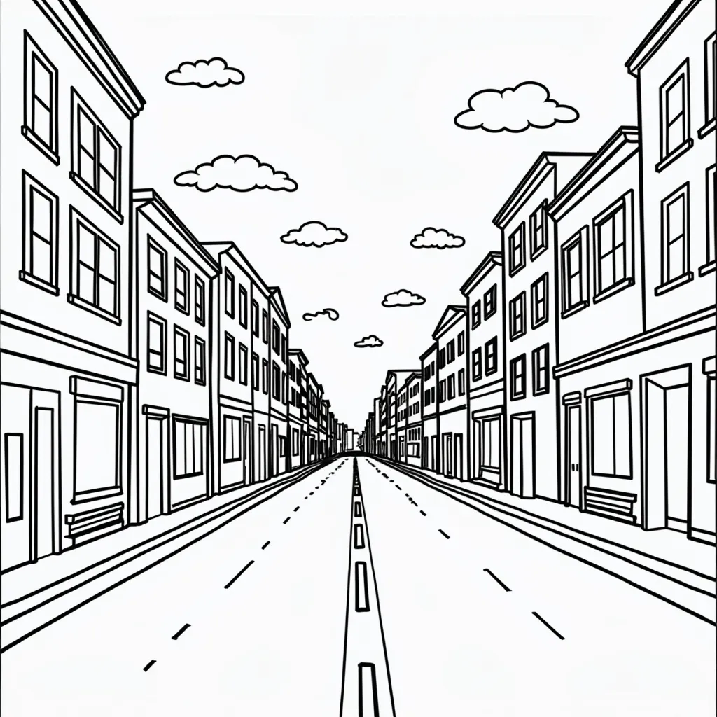  city coloring pages