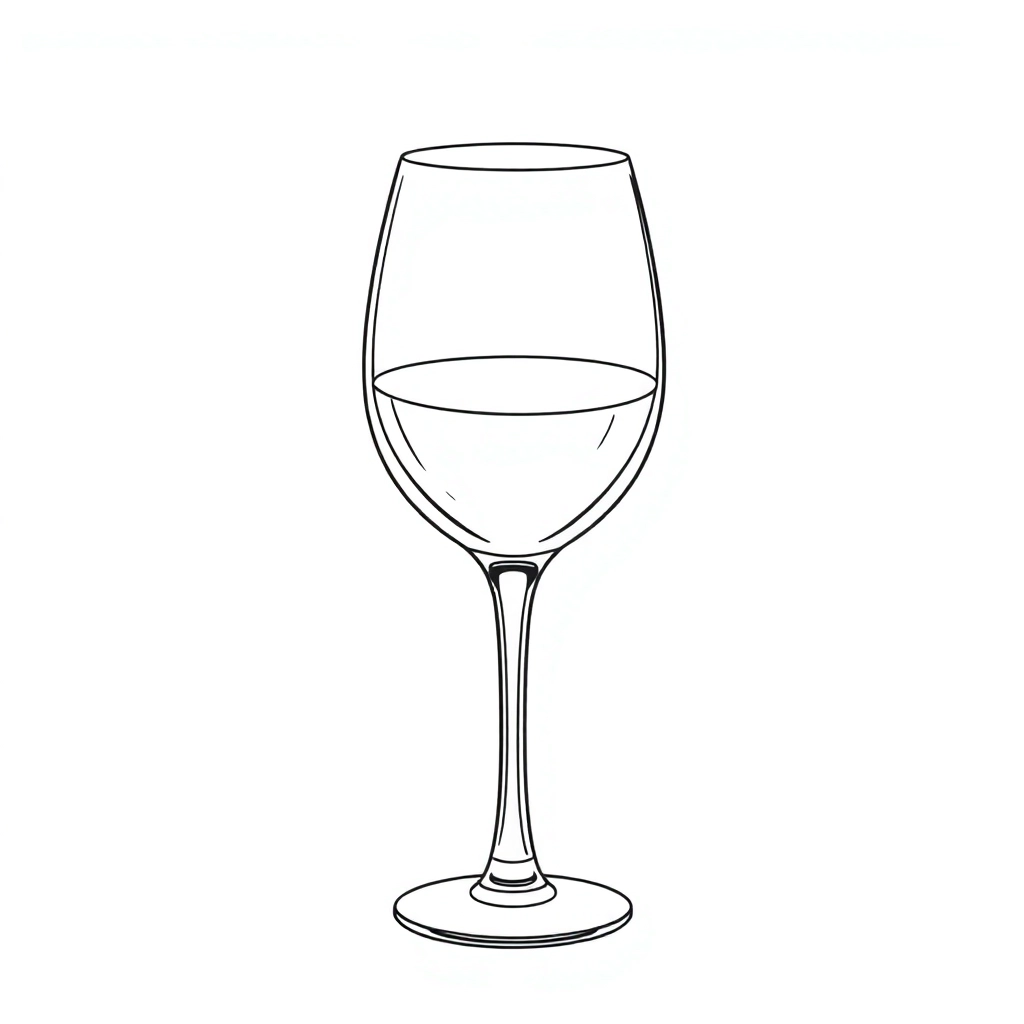酒杯 صفحات التلوين