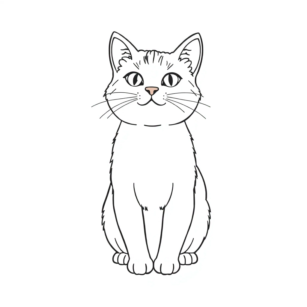 猫咪 صفحات التلوين