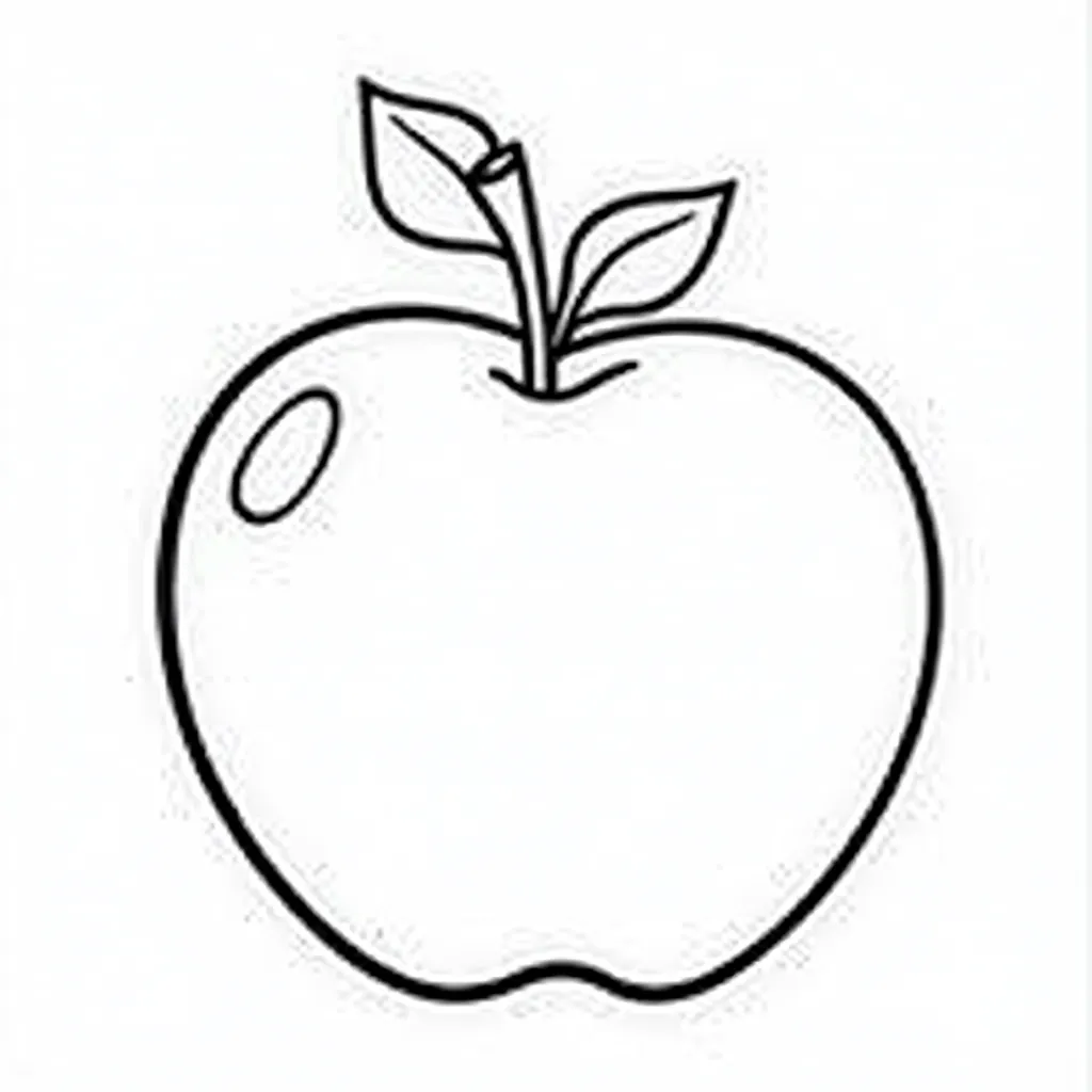 apple coloring pages