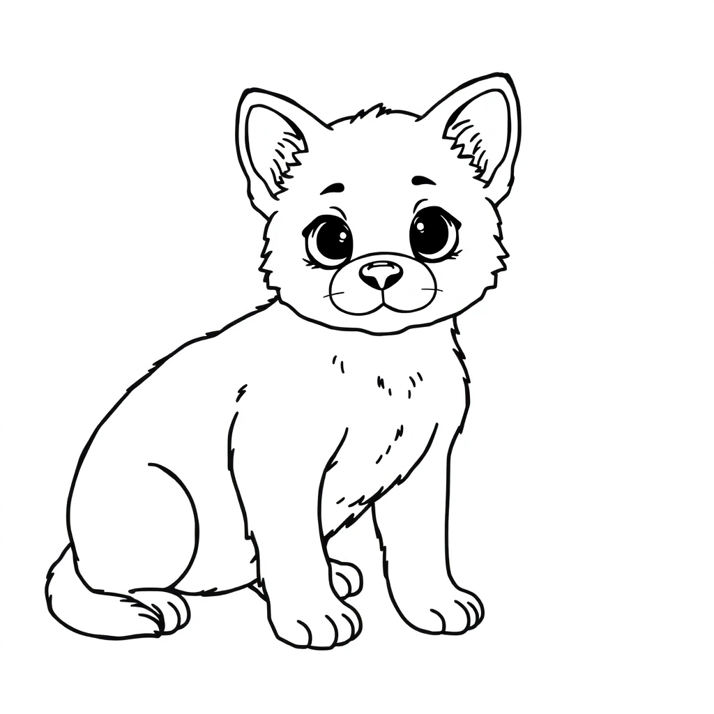 dog and cat صفحات التلوين