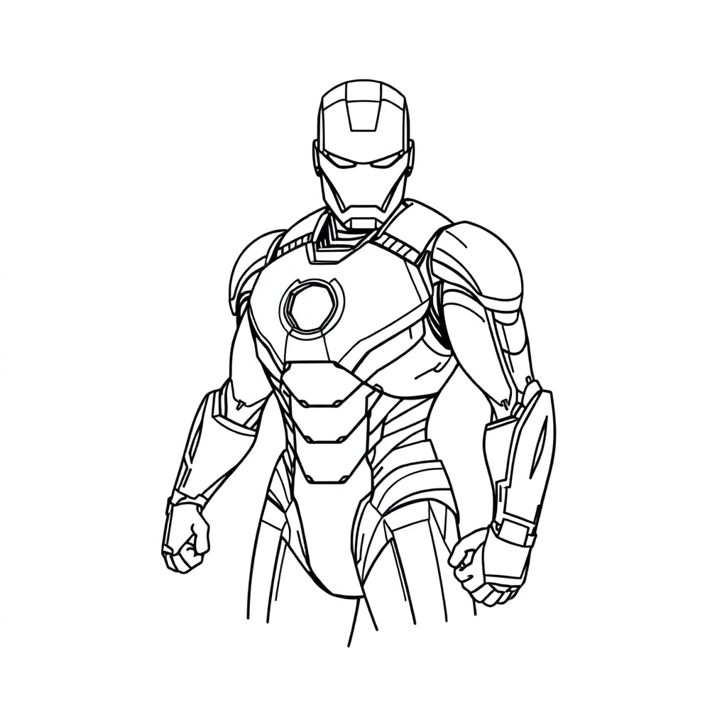 iron man صفحات التلوين