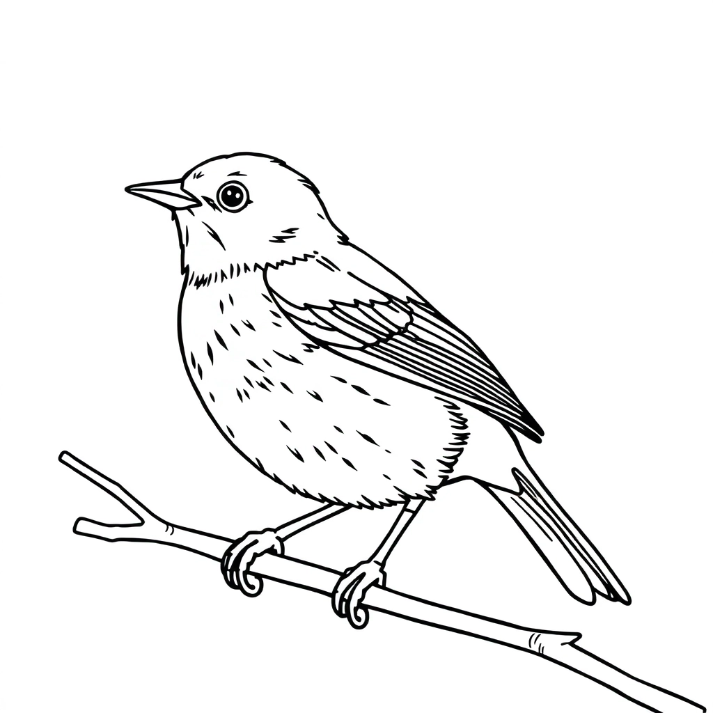 sparrow صفحات التلوين