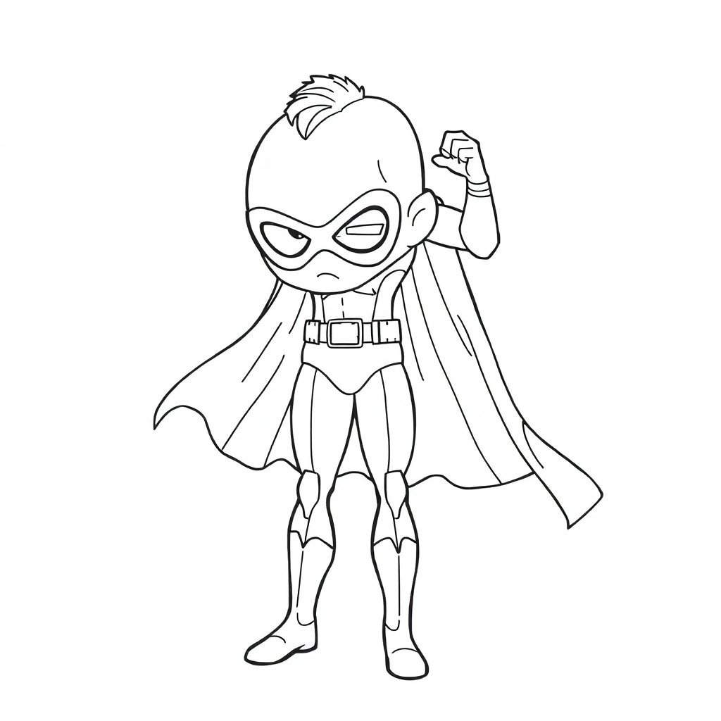 super hero صفحات التلوين