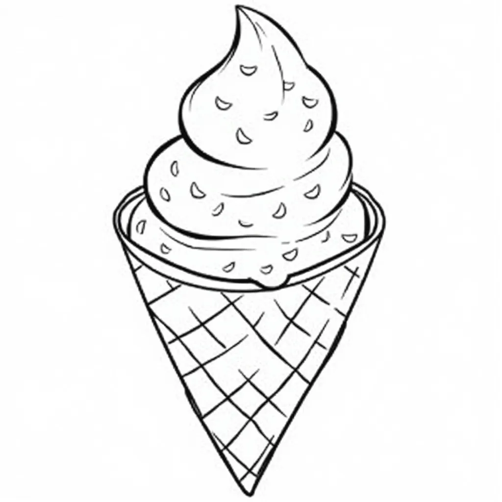 ice cream coloring pages