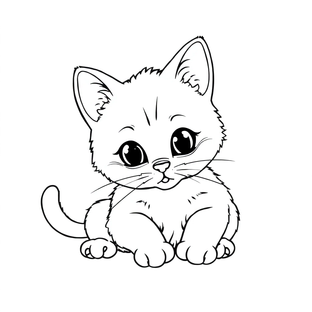 kitty猫玩游戏 Páginas para Colorear