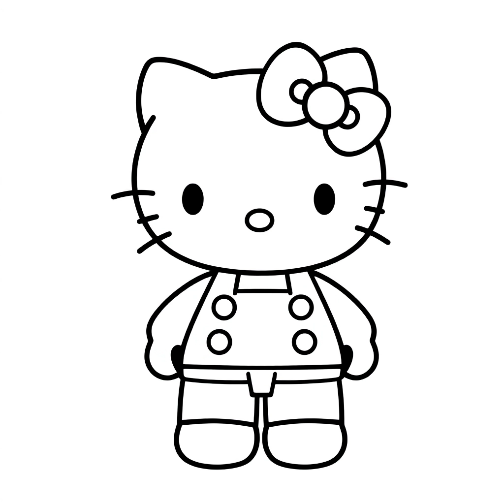 凯蒂猫在玩积木 صفحات التلوين