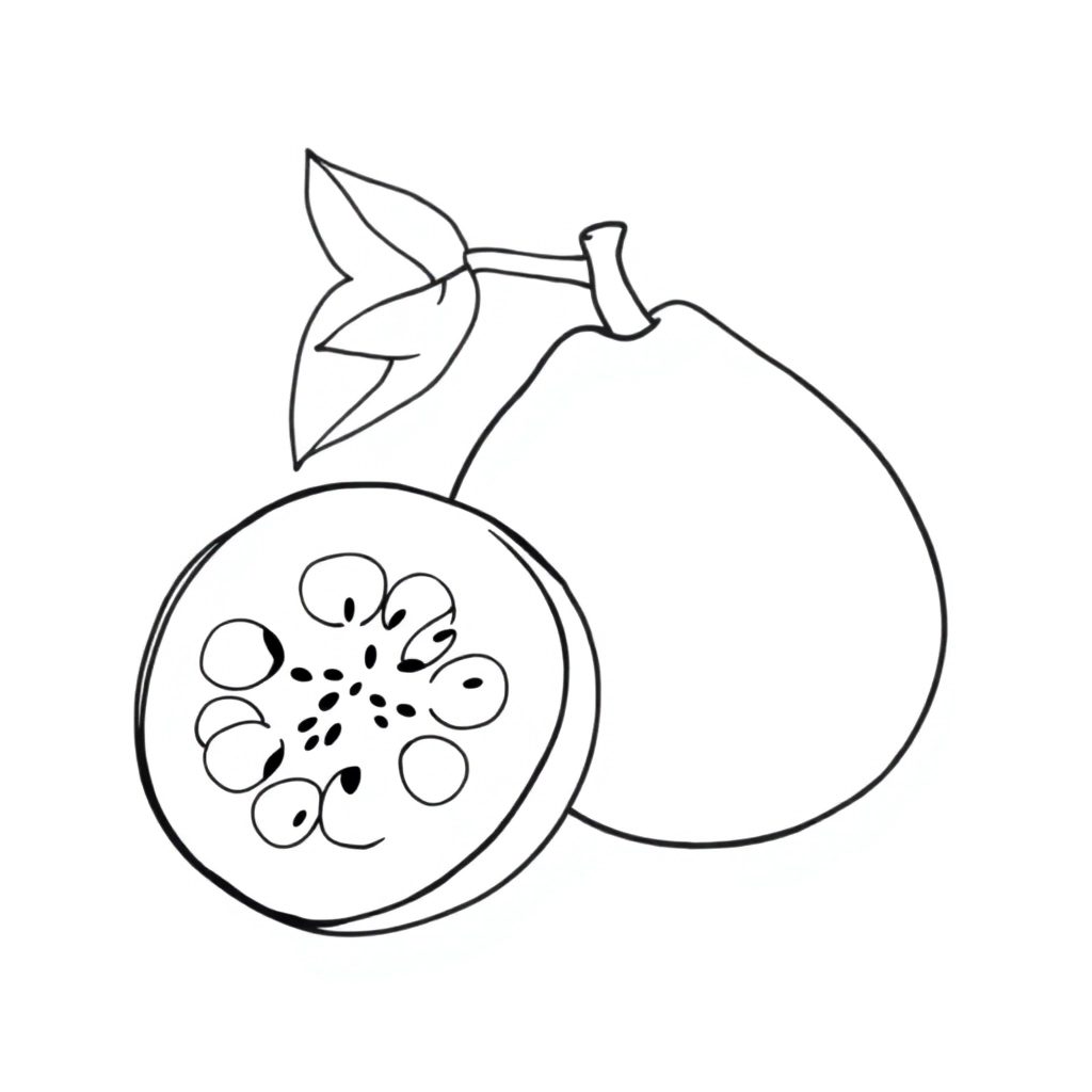 芭乐 Páginas para Colorear