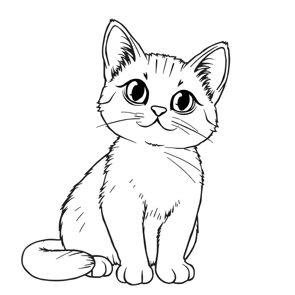 cat Páginas para Colorear