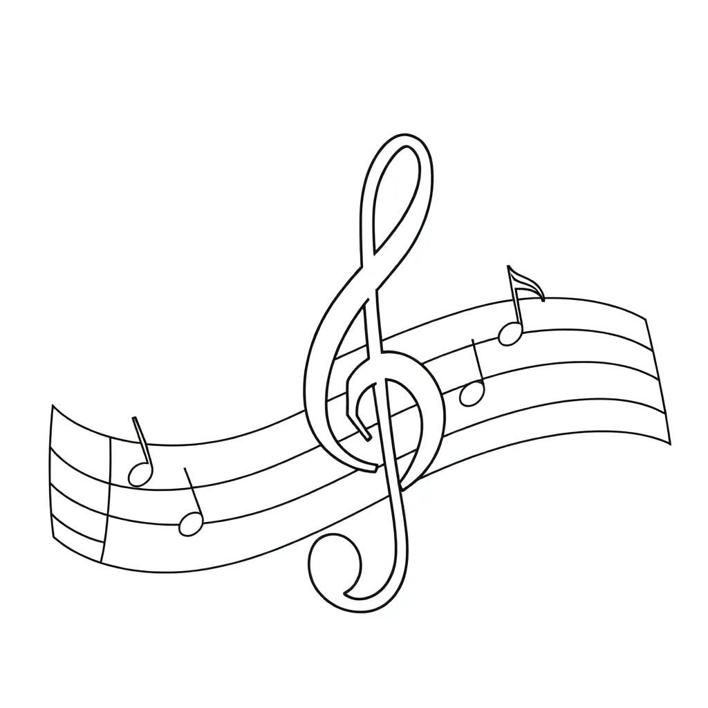 Melody صفحات التلوين