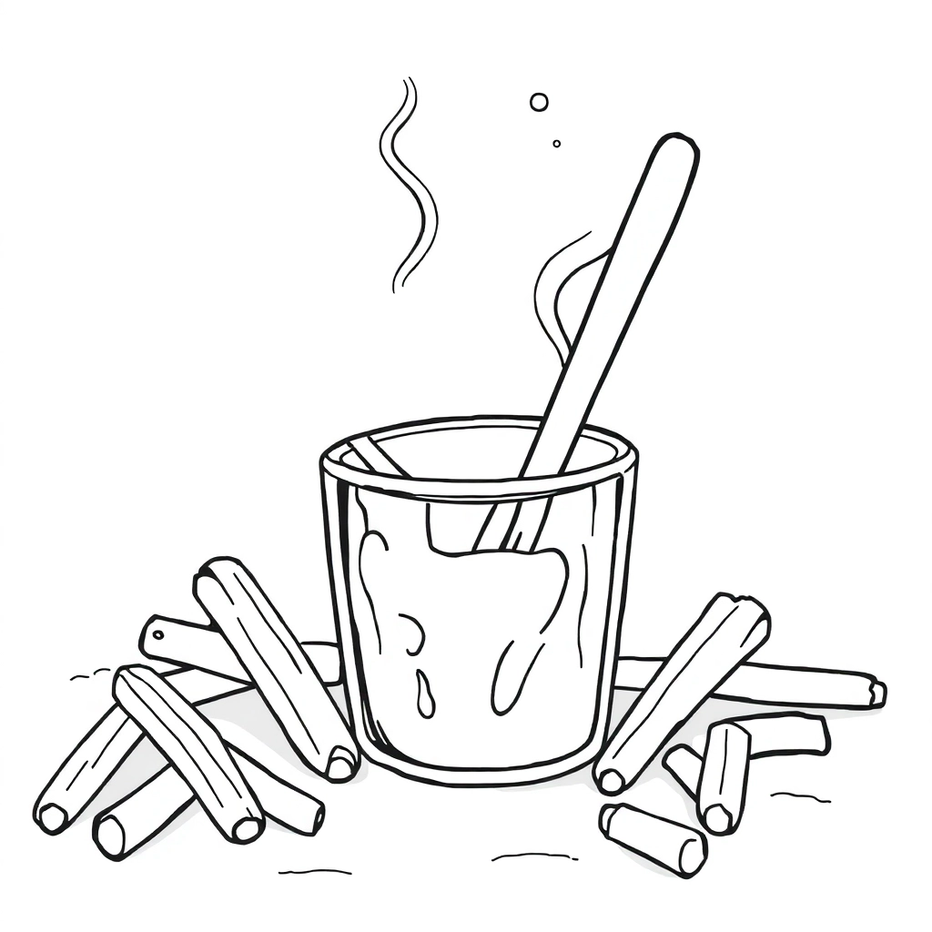 Stirrer Coloring Pages