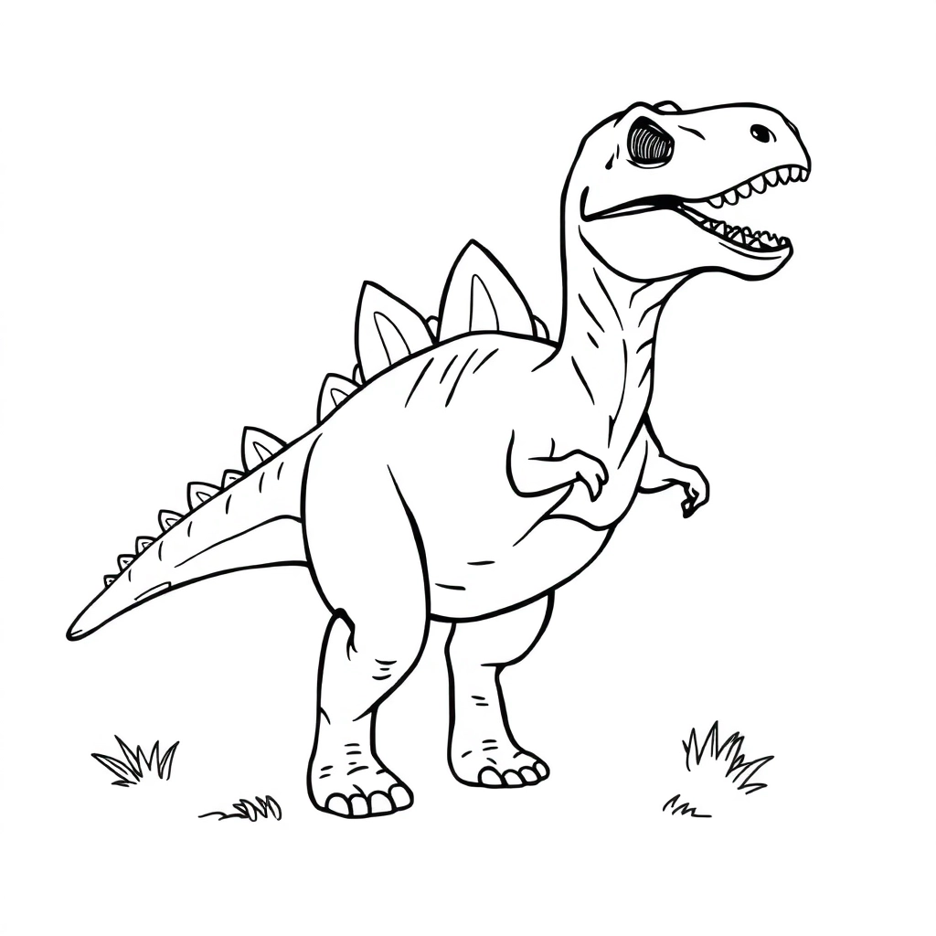 恐龙 Coloring Pages