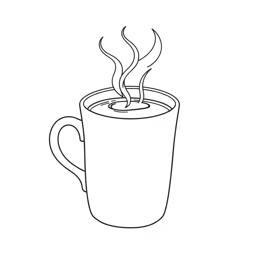 咖啡 Coloring Pages