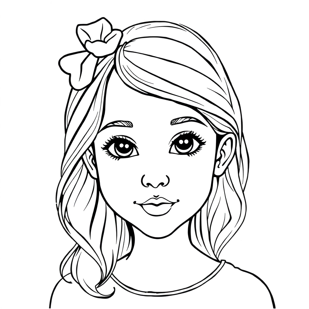 小美女 Coloring Pages