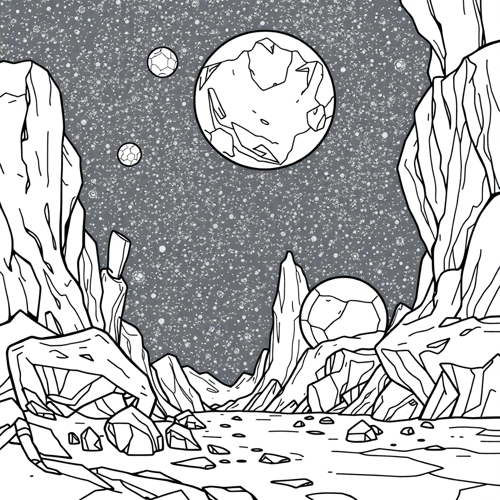 科幻画 Páginas para Colorear