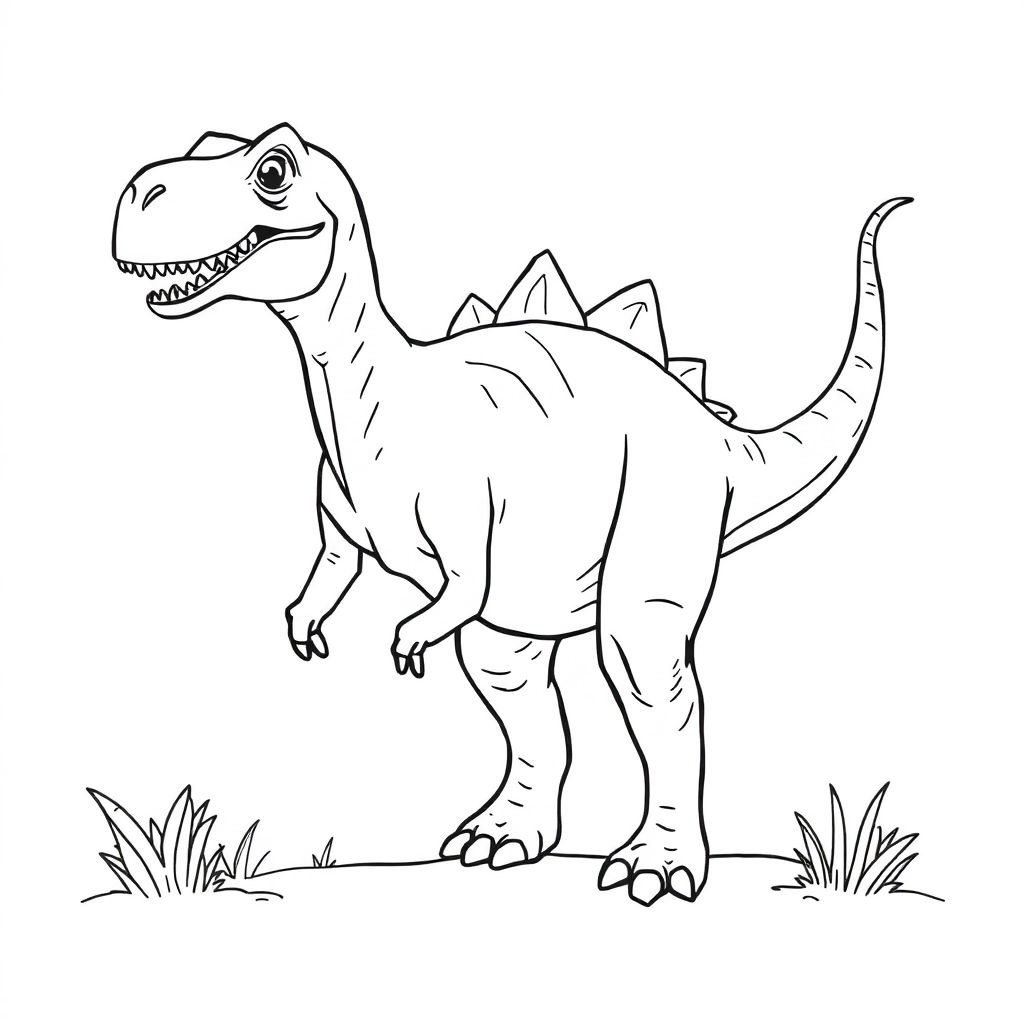 恐龙 Coloring Pages