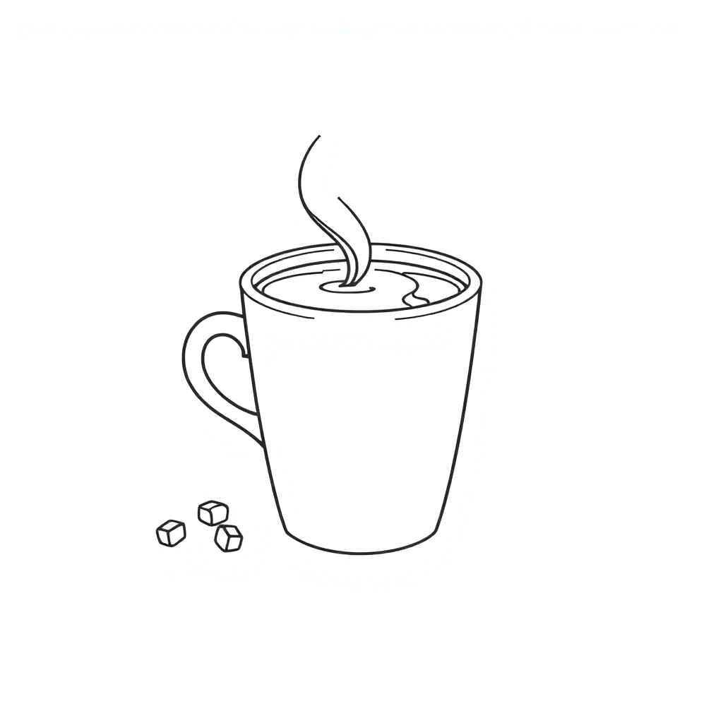 咖啡 Coloring Pages