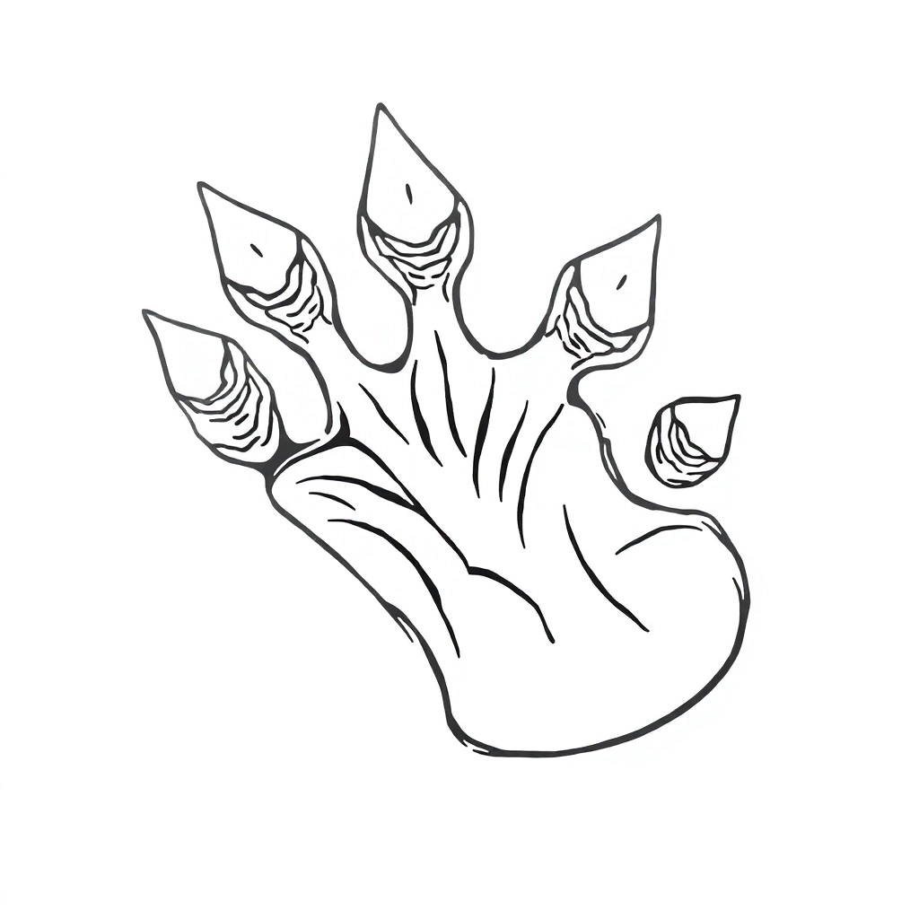 恐龙脚 Coloring Pages