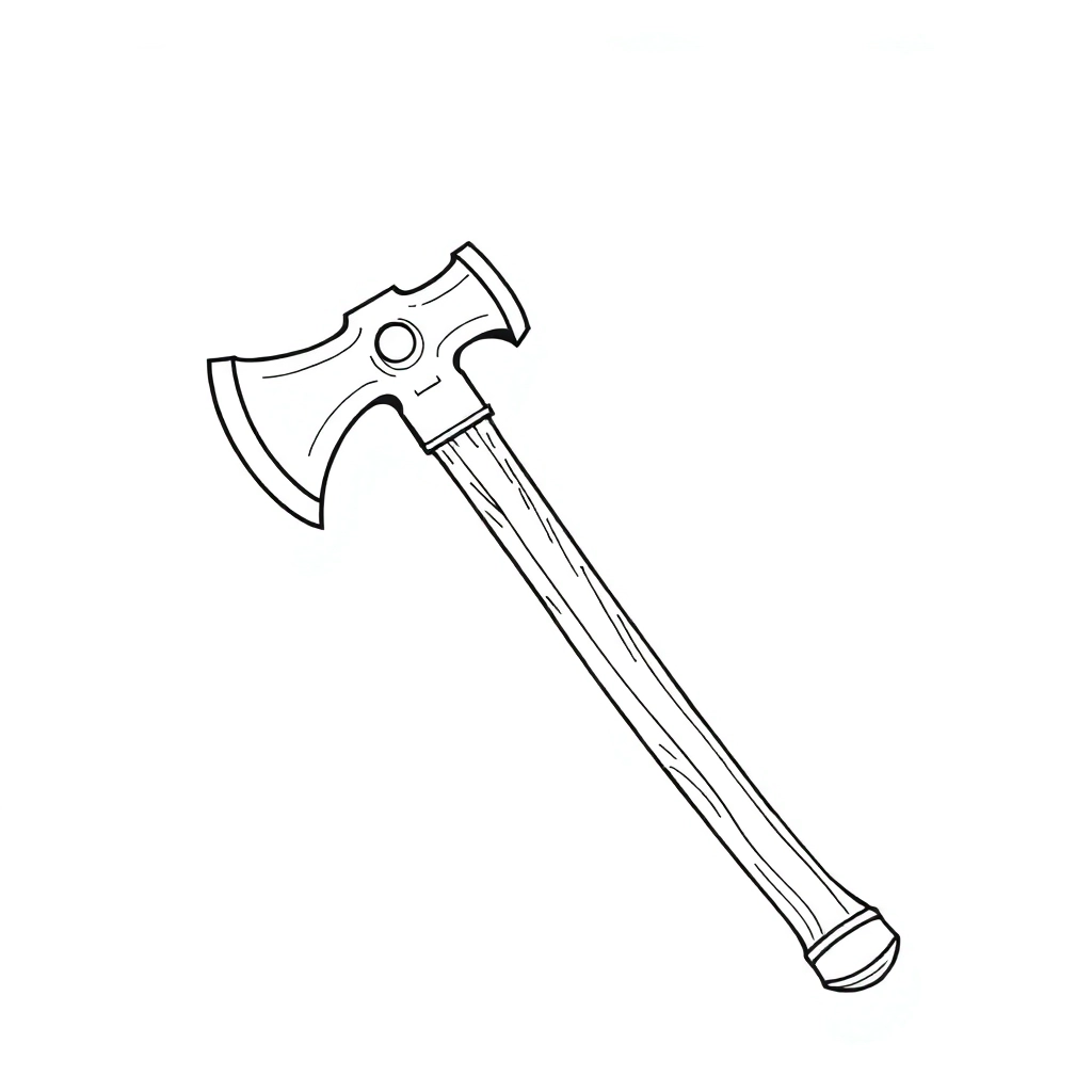 axe Páginas para Colorear